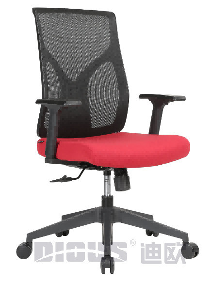 Staff 0.1646m3 Mesh Task Chair With Arms , BIFMA Heavy Duty Chairs 400 Lbs